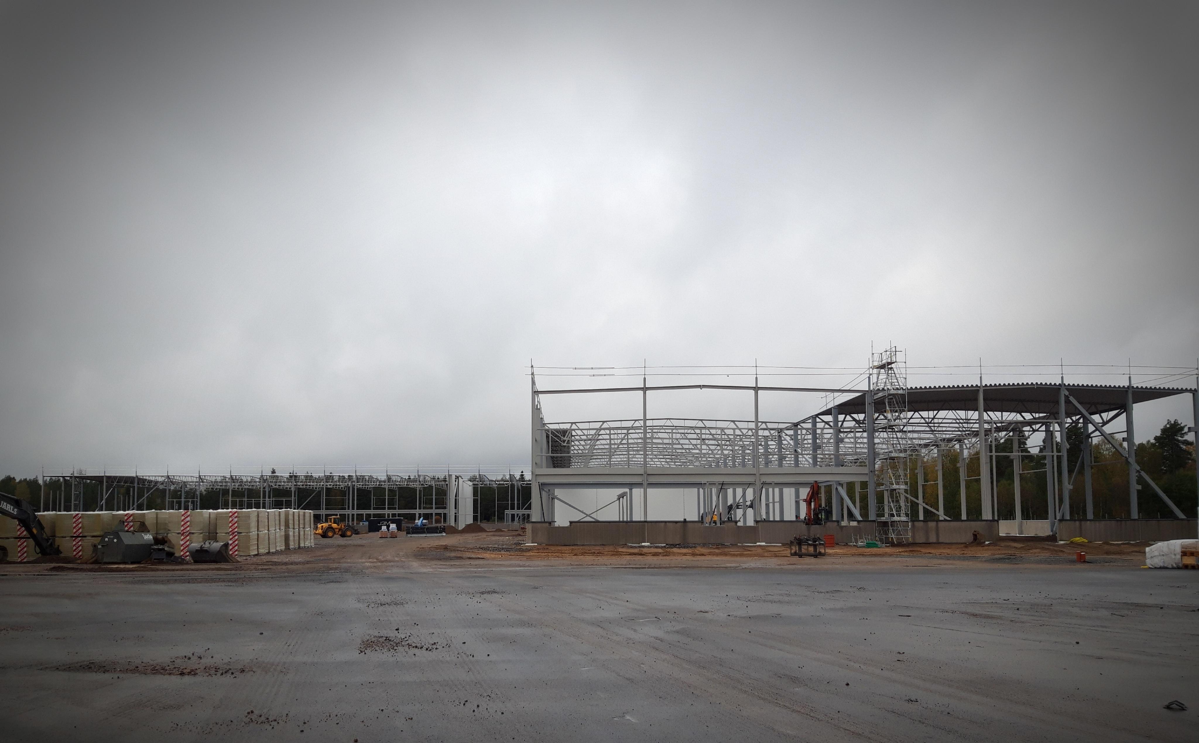 Första etableringen på Vaggeryds logistikpark är igång. Först ut är en padelhall.