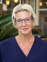 Porträtt Annika Hedvall, kommundirektör. Klicka för att öppna högupplöst bild.